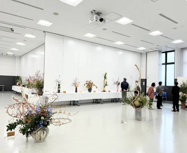 川口市華道連盟文化祭　いけばな展示