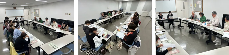 新春鑑賞会実行委員会兼役員会風景