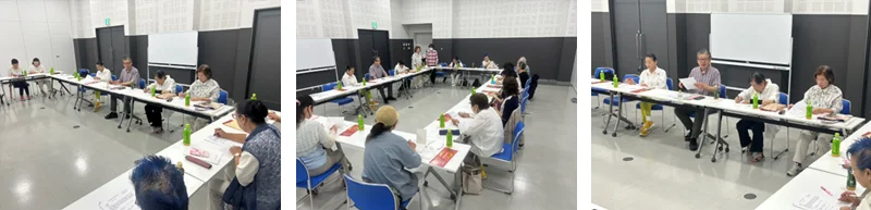 新春鑑賞会実行委員会兼役員会風景